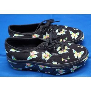 Vans Authentic Stacked Morph Blackout Glow In The Dark Size Men 3.5 Women 5